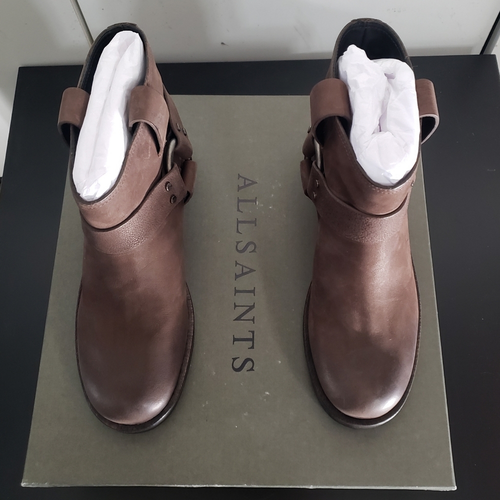 All Saints  Ankle Boots Leather Brown